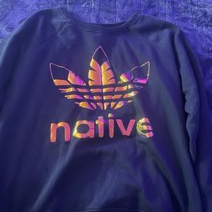 black sweatshirt and no hoodie